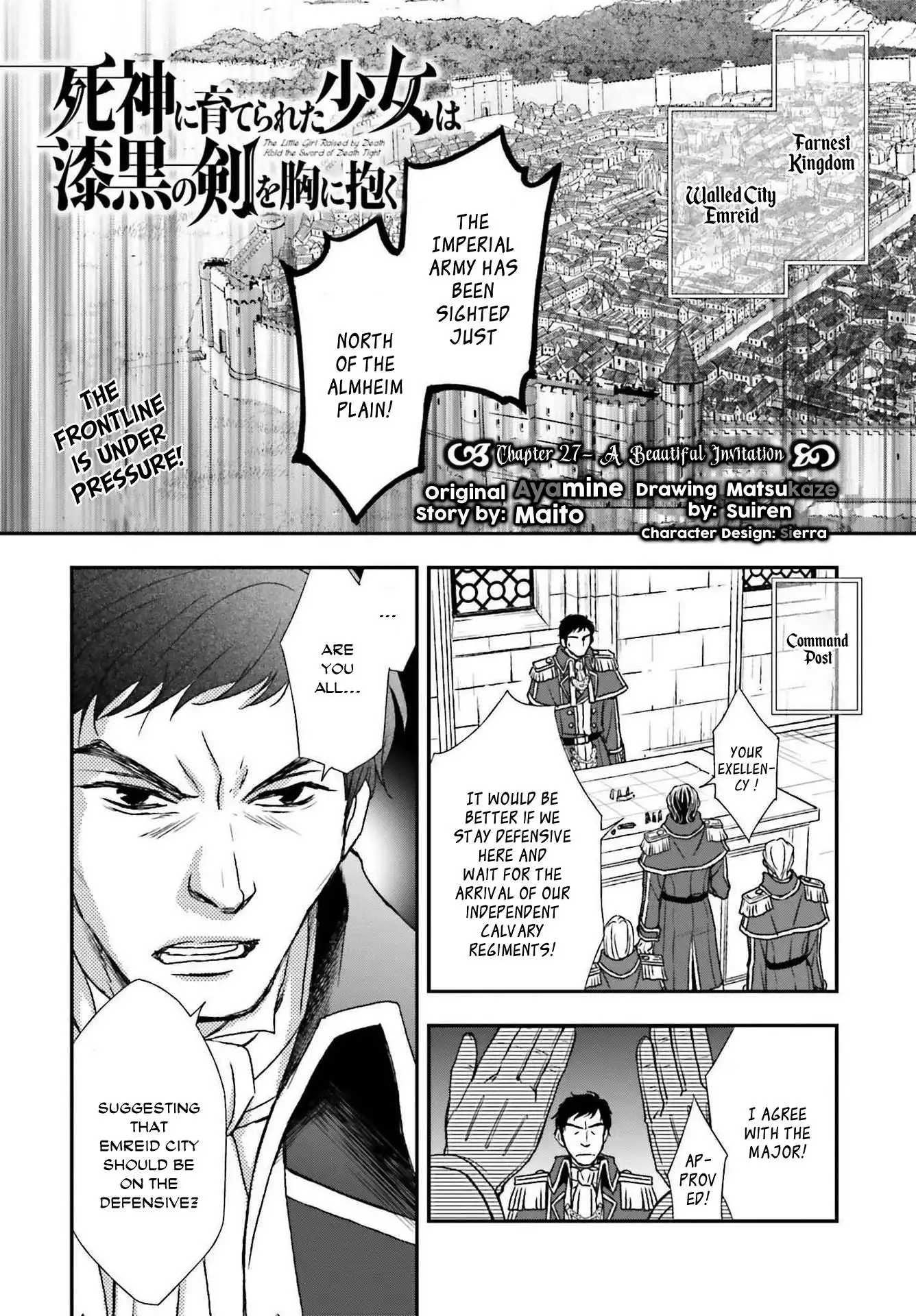 Shinigami ni Sodaterareta Shoujo wa Shikkoku no Tsurugi wo Mune ni Idaku Chapter 27 3